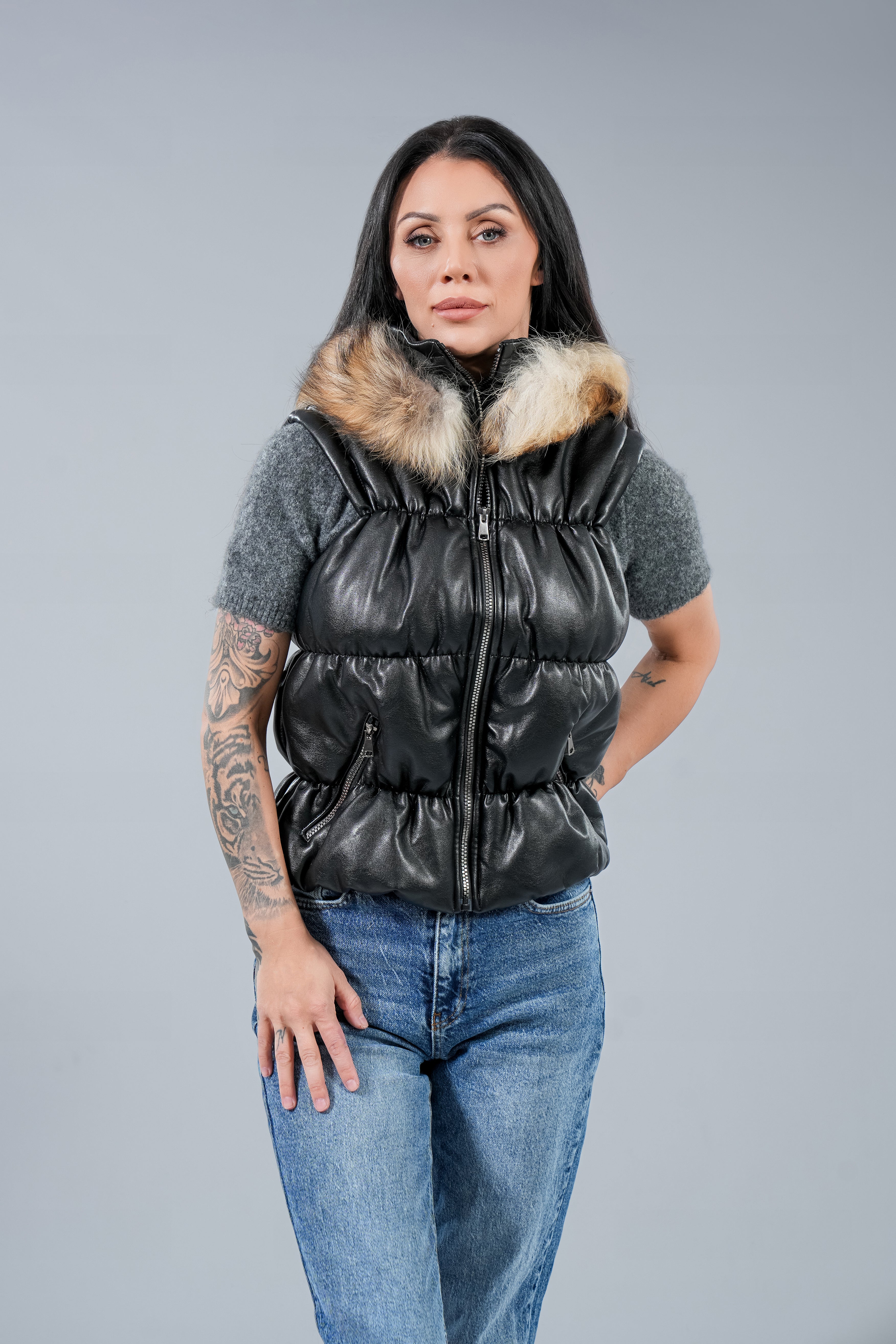 Къс кожен Eлече "Elastic""