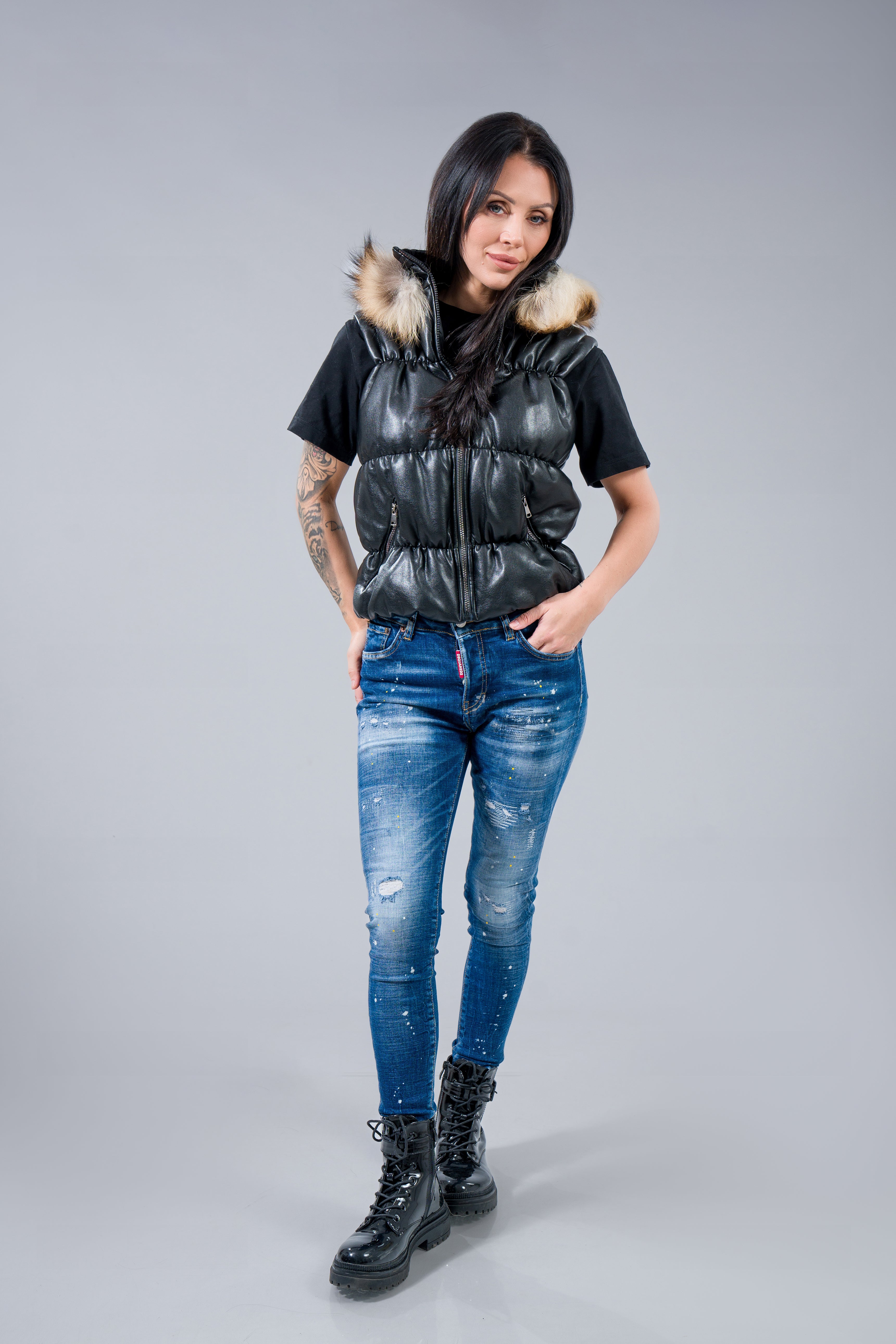 Къс кожен Eлече "Elastic""