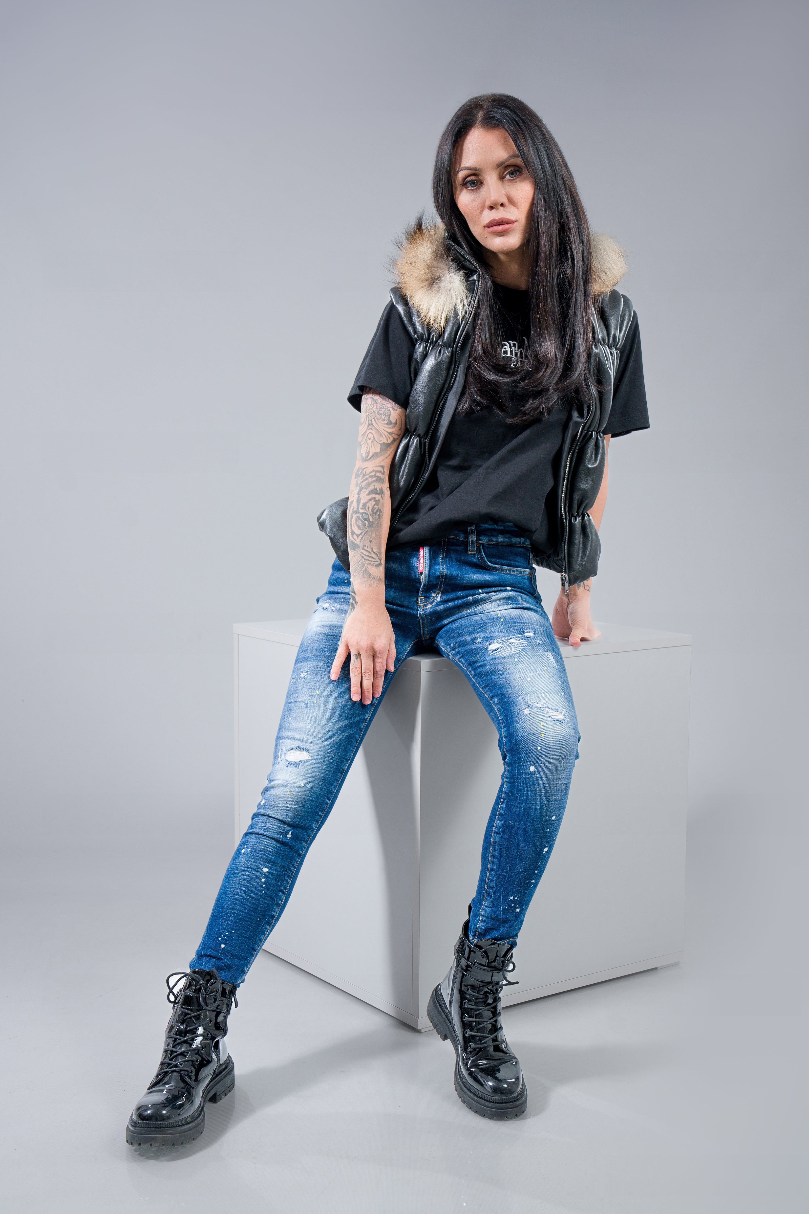 Къс кожен Eлече "Elastic""