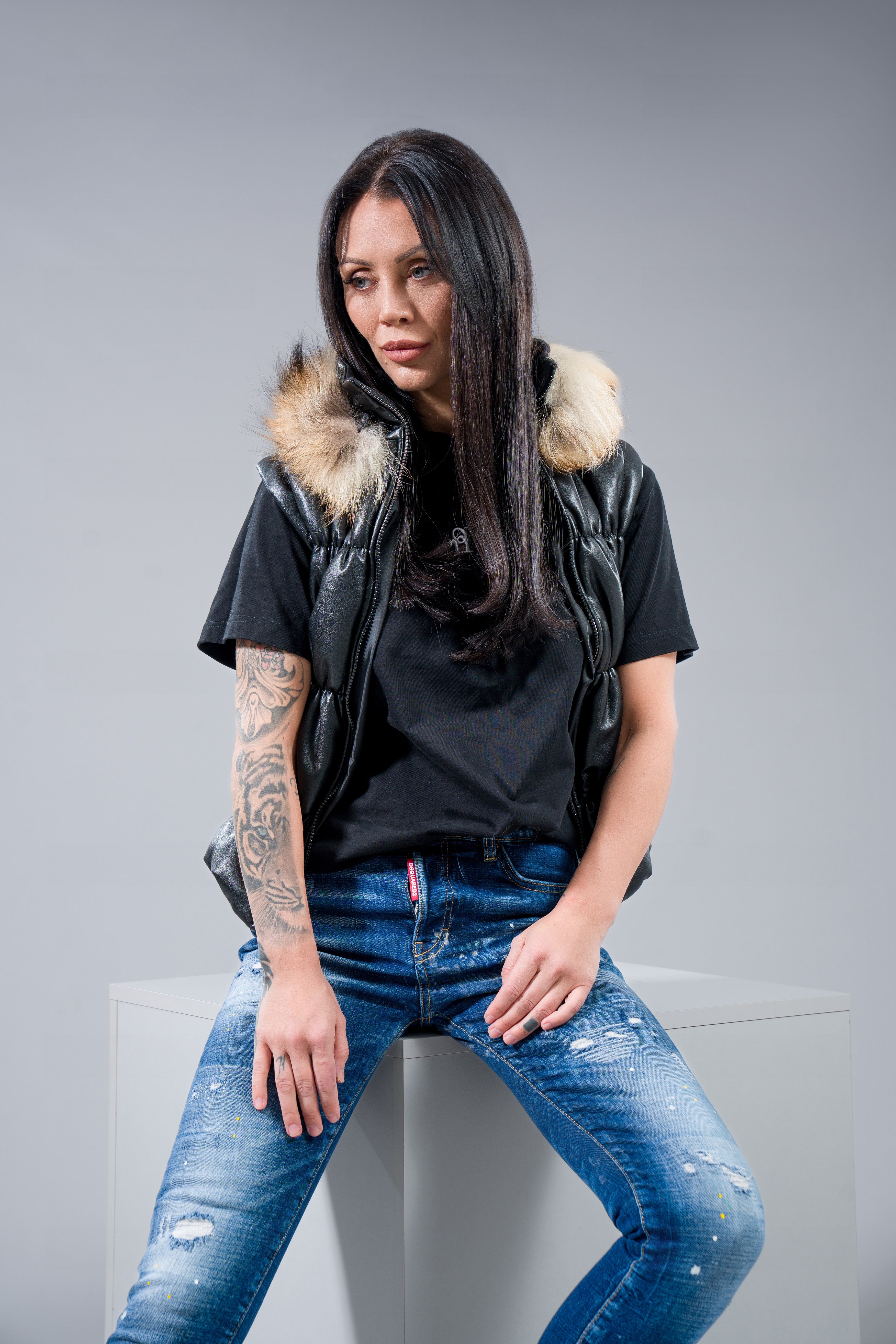 Къс кожен Eлече "Elastic""