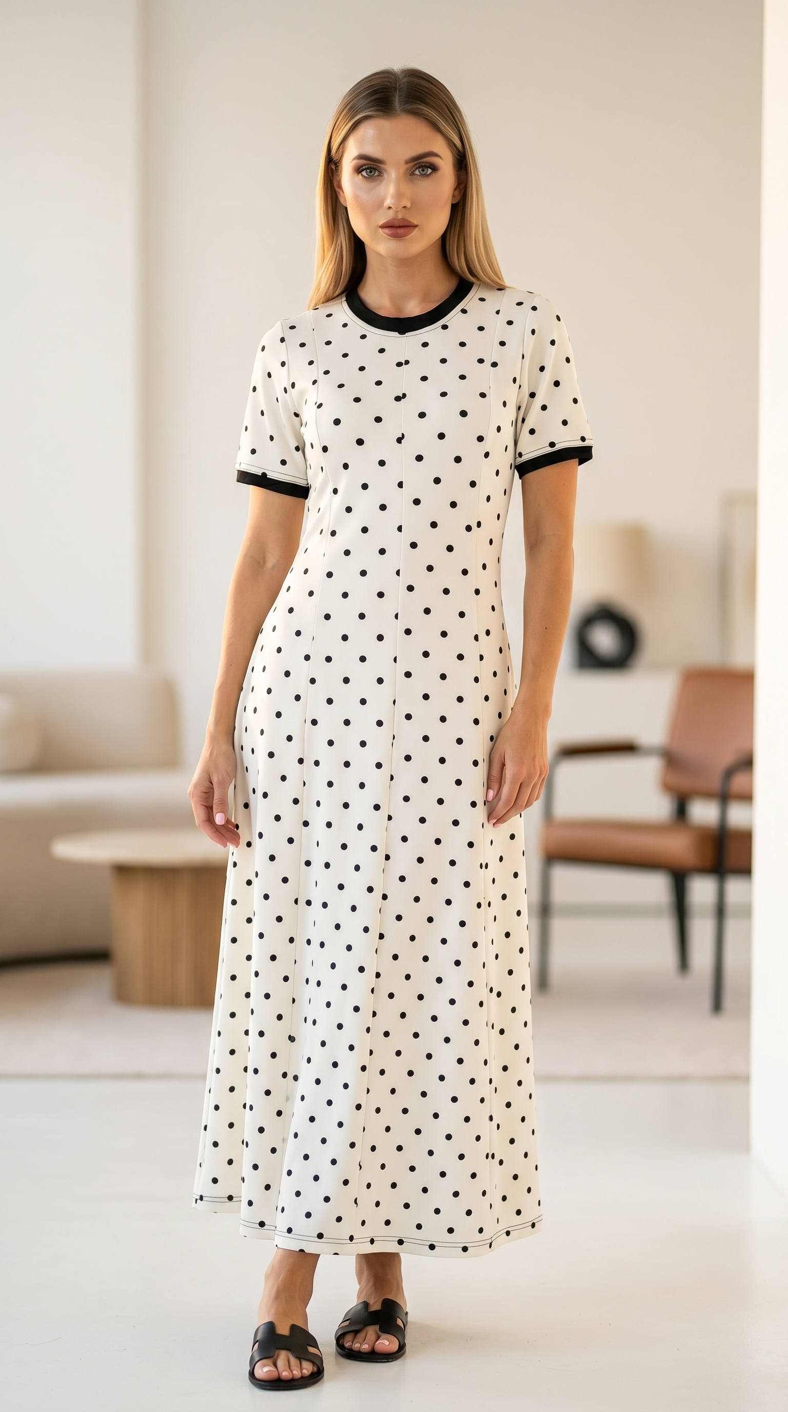 Дамска рокля Nazaro Monroe Dots