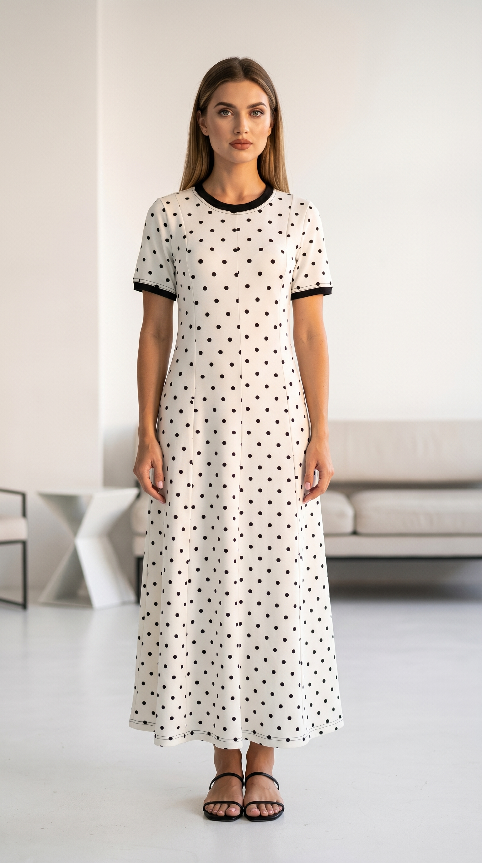 Дамска рокля Nazaro Monroe Dots