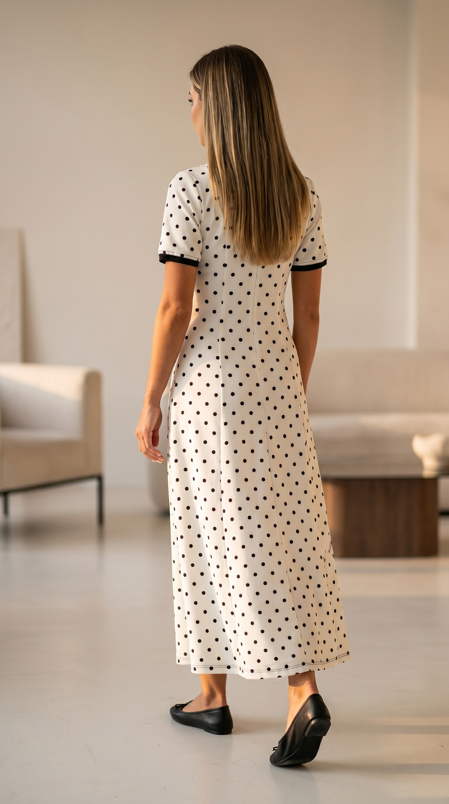 Дамска рокля Nazaro Monroe Dots