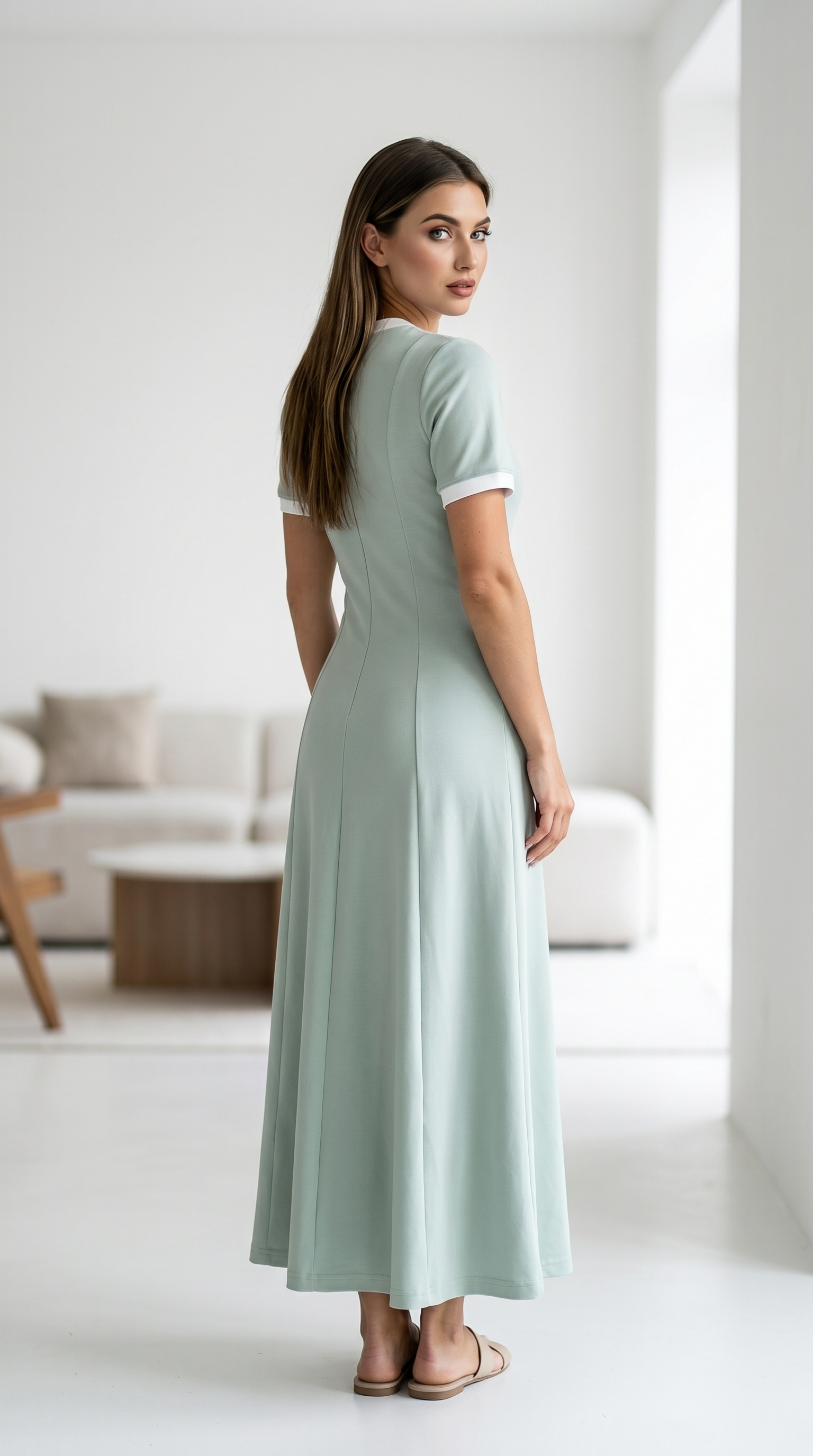 Дамска рокля Mint Glow
