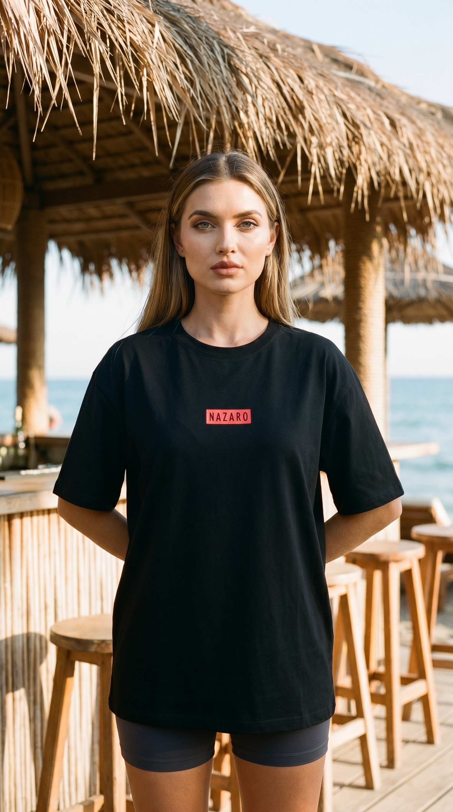 Тениска Lovers x NAZARО – Oversize Black Edition