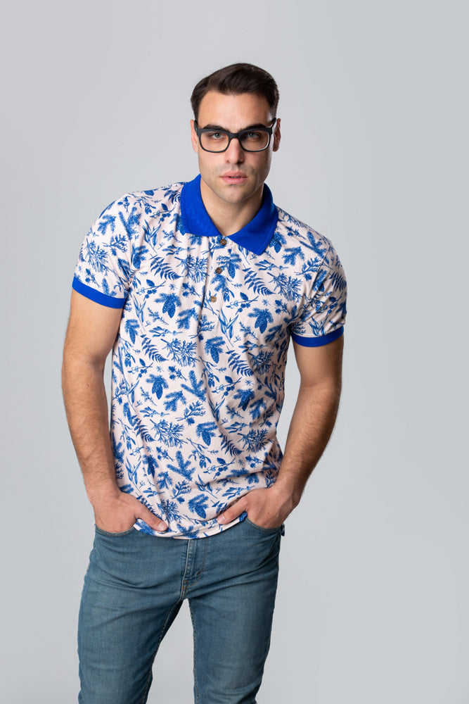 Тениска с яка  "Bamboo" 05-48