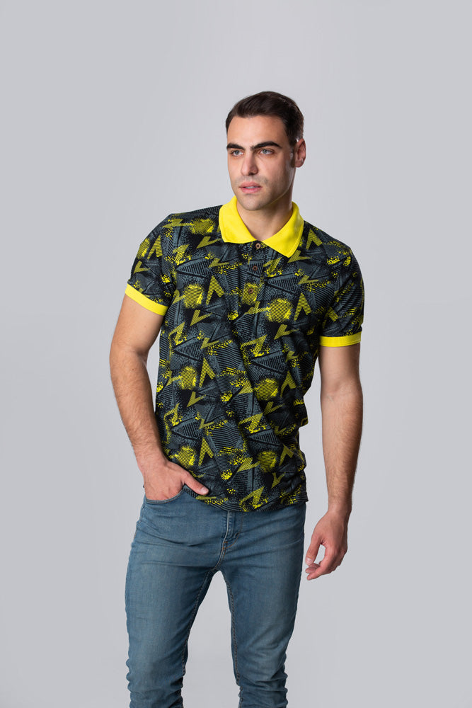 Тениска с яка "Bamboo" 04-48