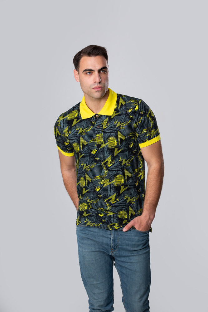 Тениска с яка "Bamboo" 04-48