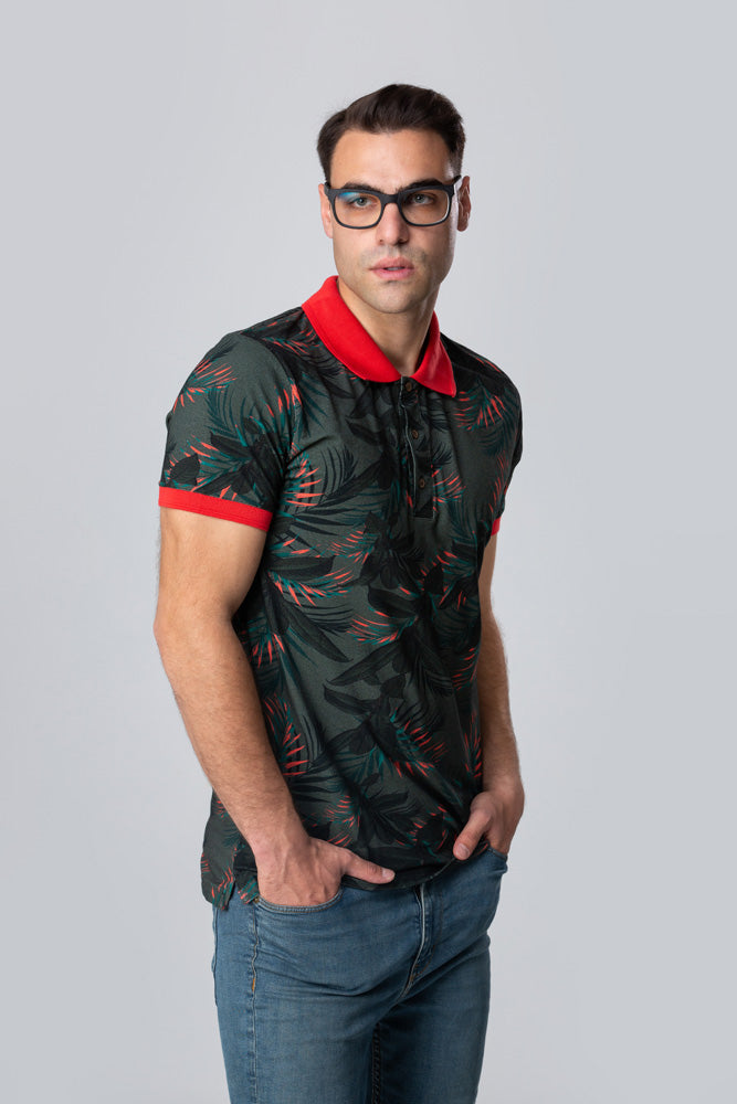 Тениска с яка  "Bamboo" 03-48