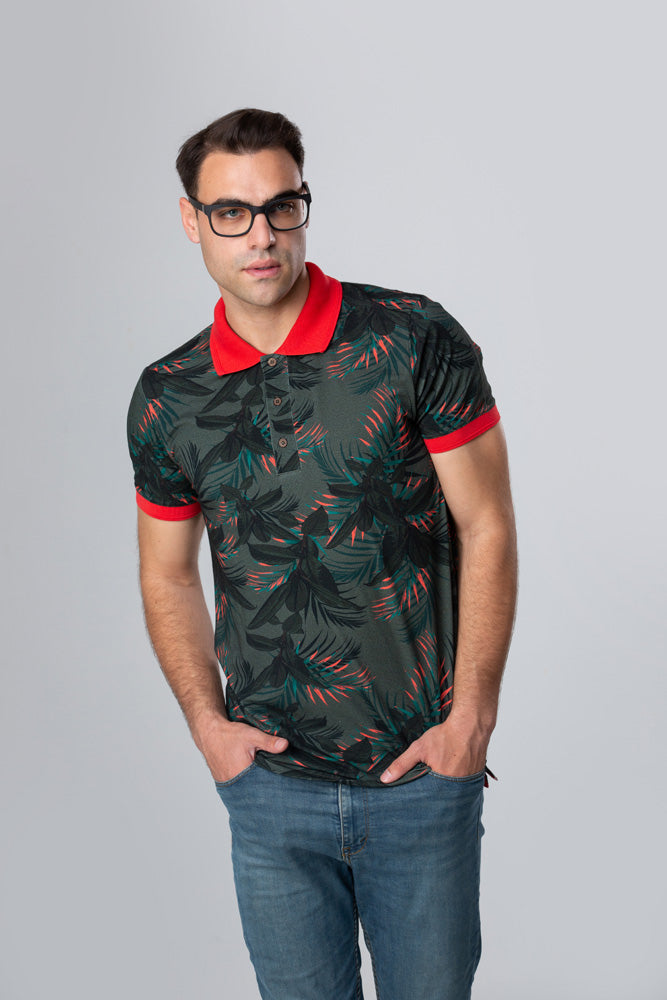 Тениска с яка  "Bamboo" 03-48