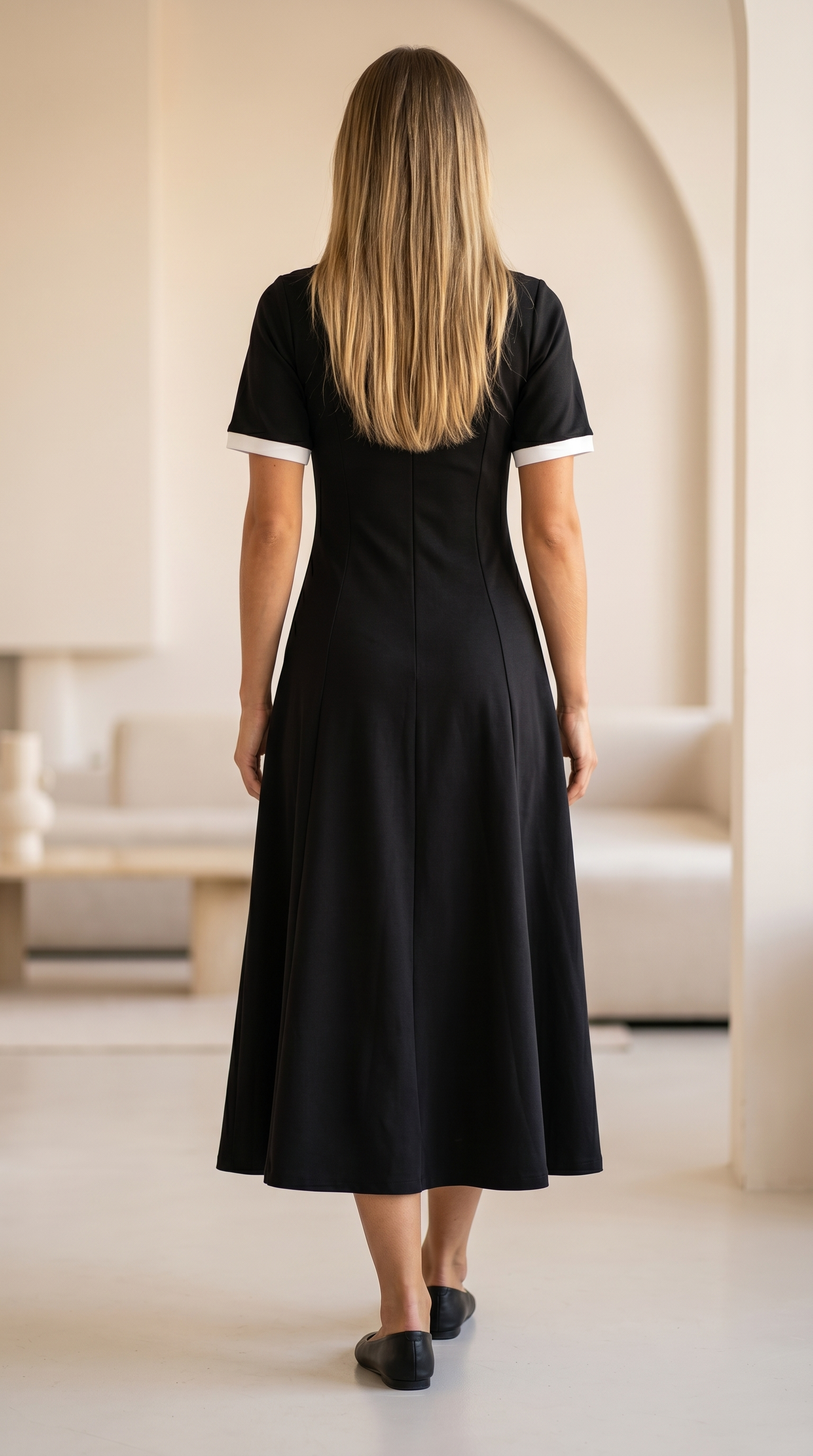 Дамска рокля Nazaro Black Long
