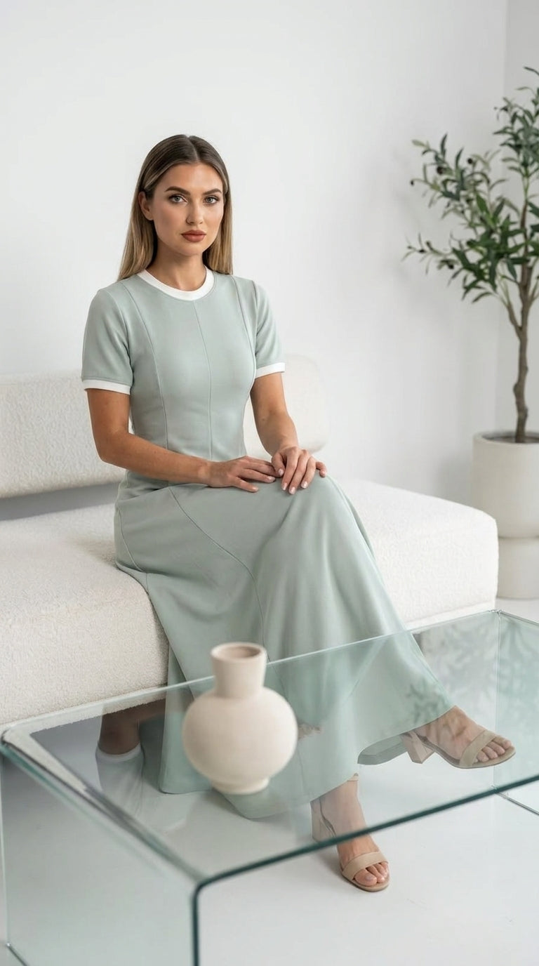 Дамска рокля Mint Glow